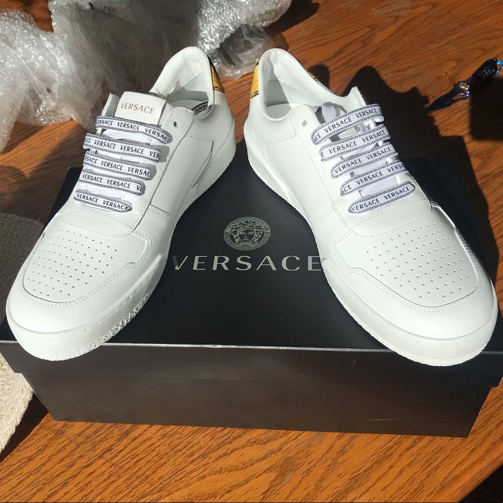 men’s versace ilus sneakers euro size 36 or us 13